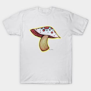 Spotted Mushroom by Skye Rain Art T-Shirt